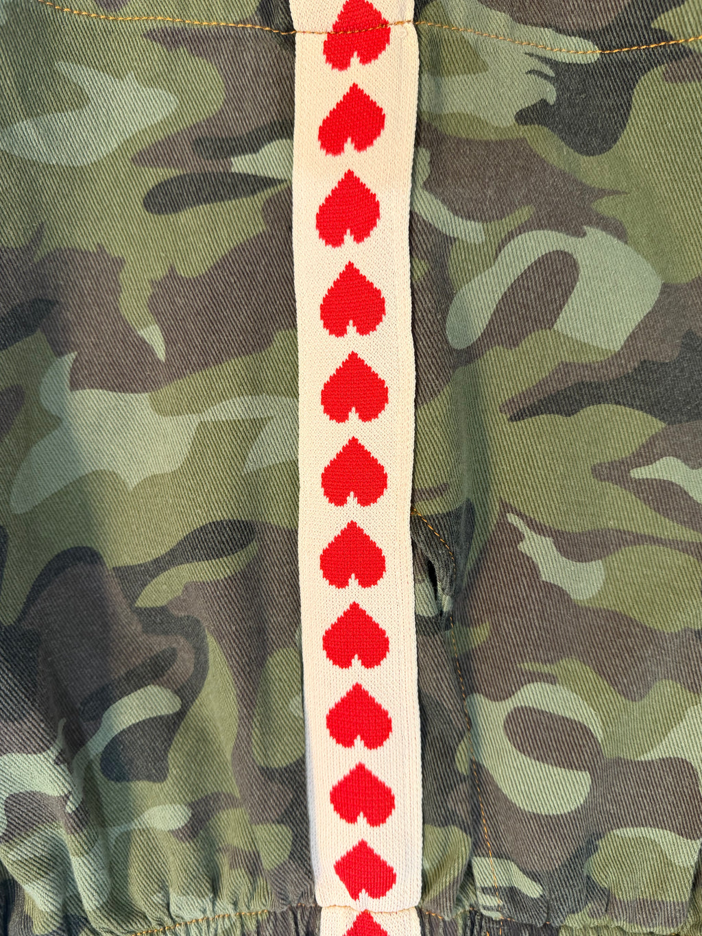 Camo Heart Stripe Shorts
