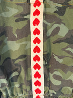 Camo Heart Stripe Shorts