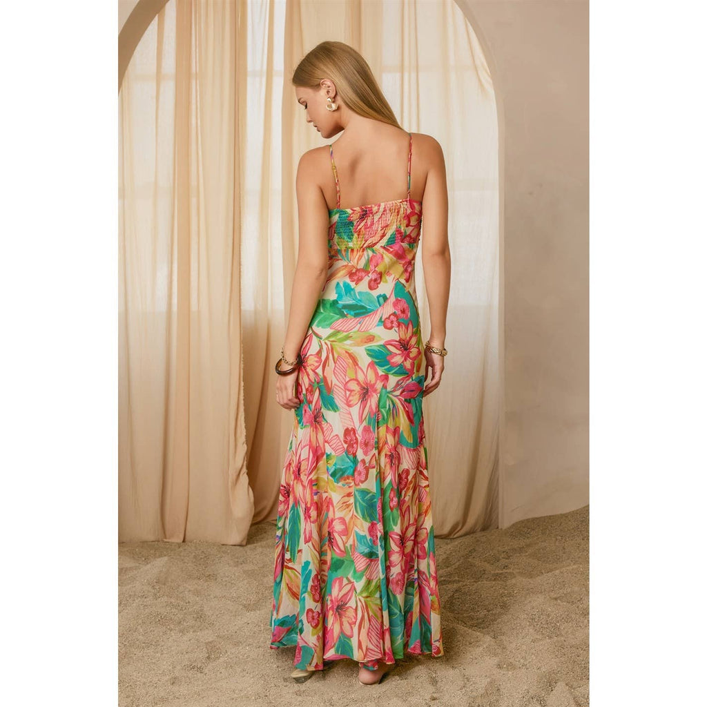 Maui Bloom Maxi Dress