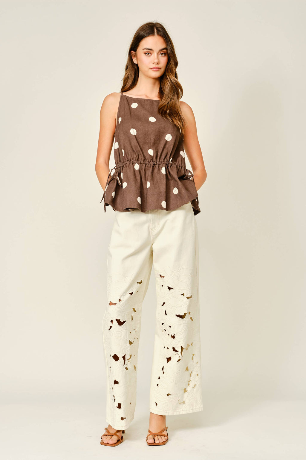 The Positano Eyelet Jeans