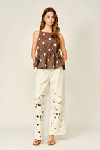The Positano Eyelet Jeans
