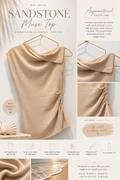 Sandstone Muse Asymmetrical Top