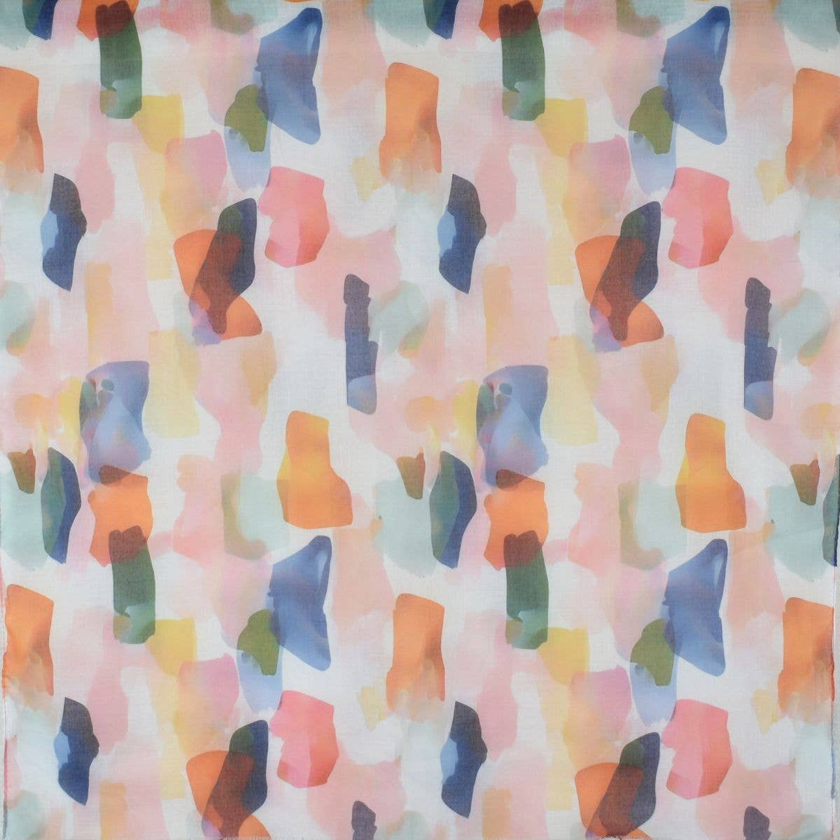 Watercolour Abstract Scarf - Multicolour