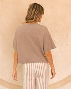 The Luna Knit Tee by Ebby & I - available in 3 colours