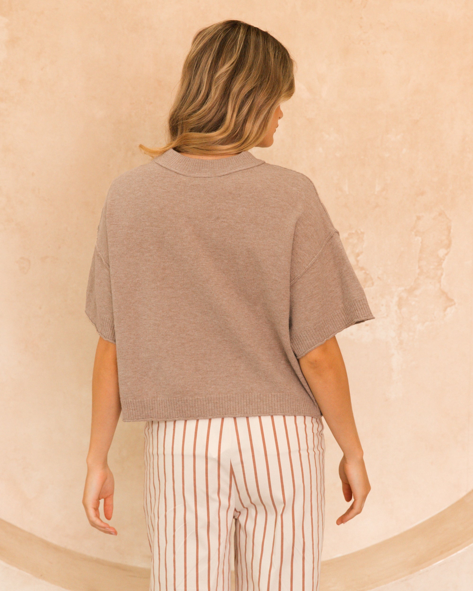 The Luna Knit Tee by Ebby & I - available in 3 colours