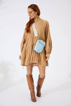 Palm Springs Phone Bag - Light Blue