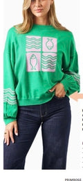 The Fish Wave Jumper - vibrant green