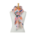Watercolour Abstract Scarf - Multicolour