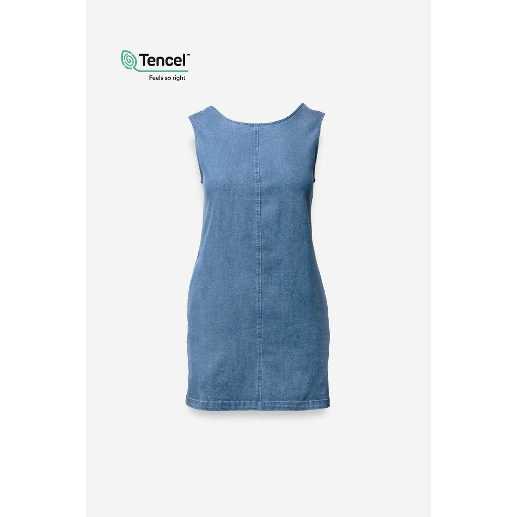 Evie Denim Mini Shift Dress