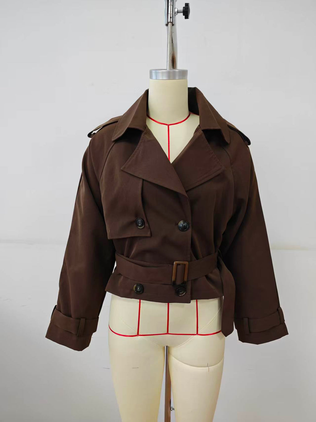 The Cocoa Short Trench Jacket