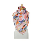 Watercolour Abstract Scarf - Multicolour
