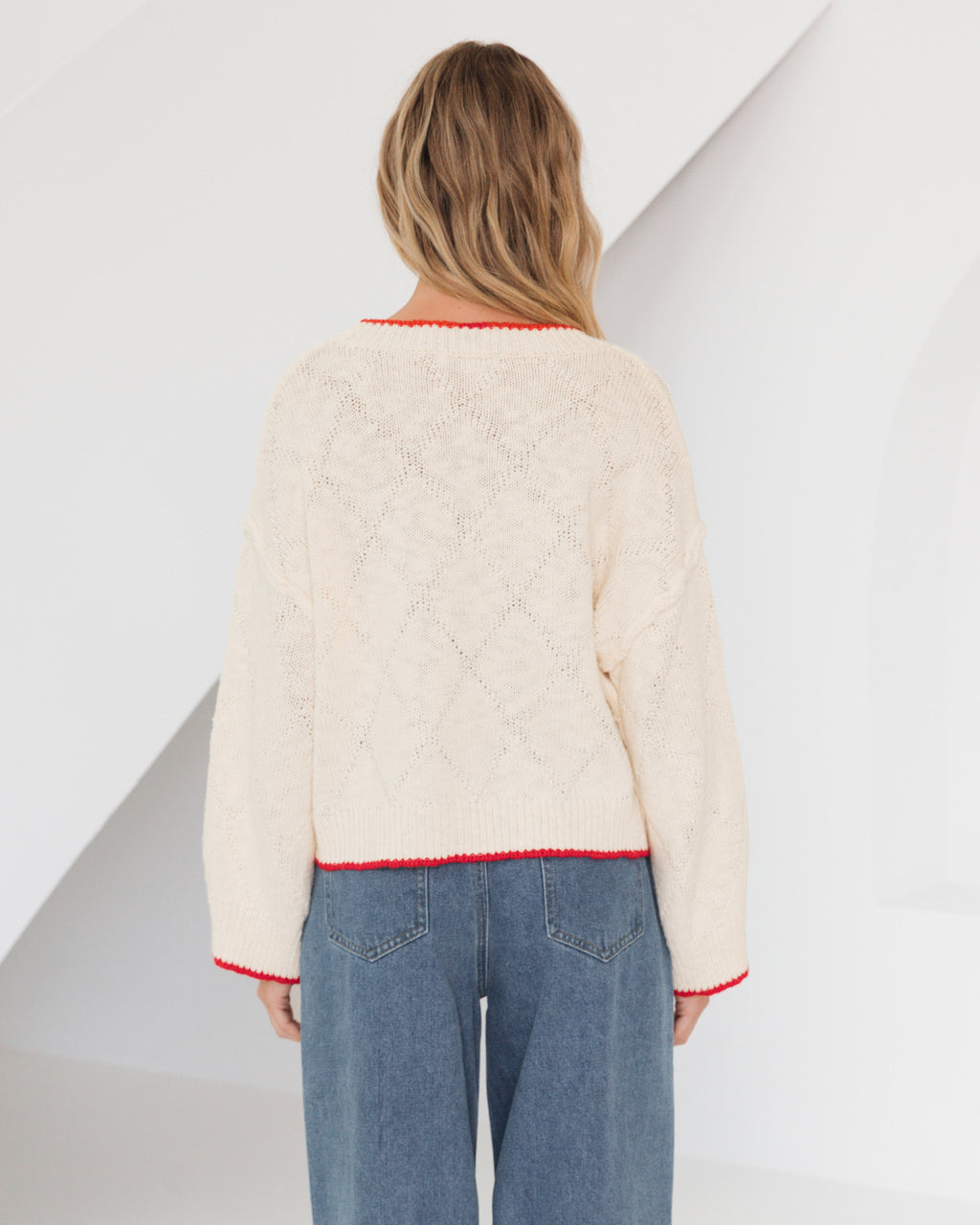 Coastal Catch Knit Jumper Top by Paper Heart