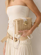 Lucinda Straw Box Bag