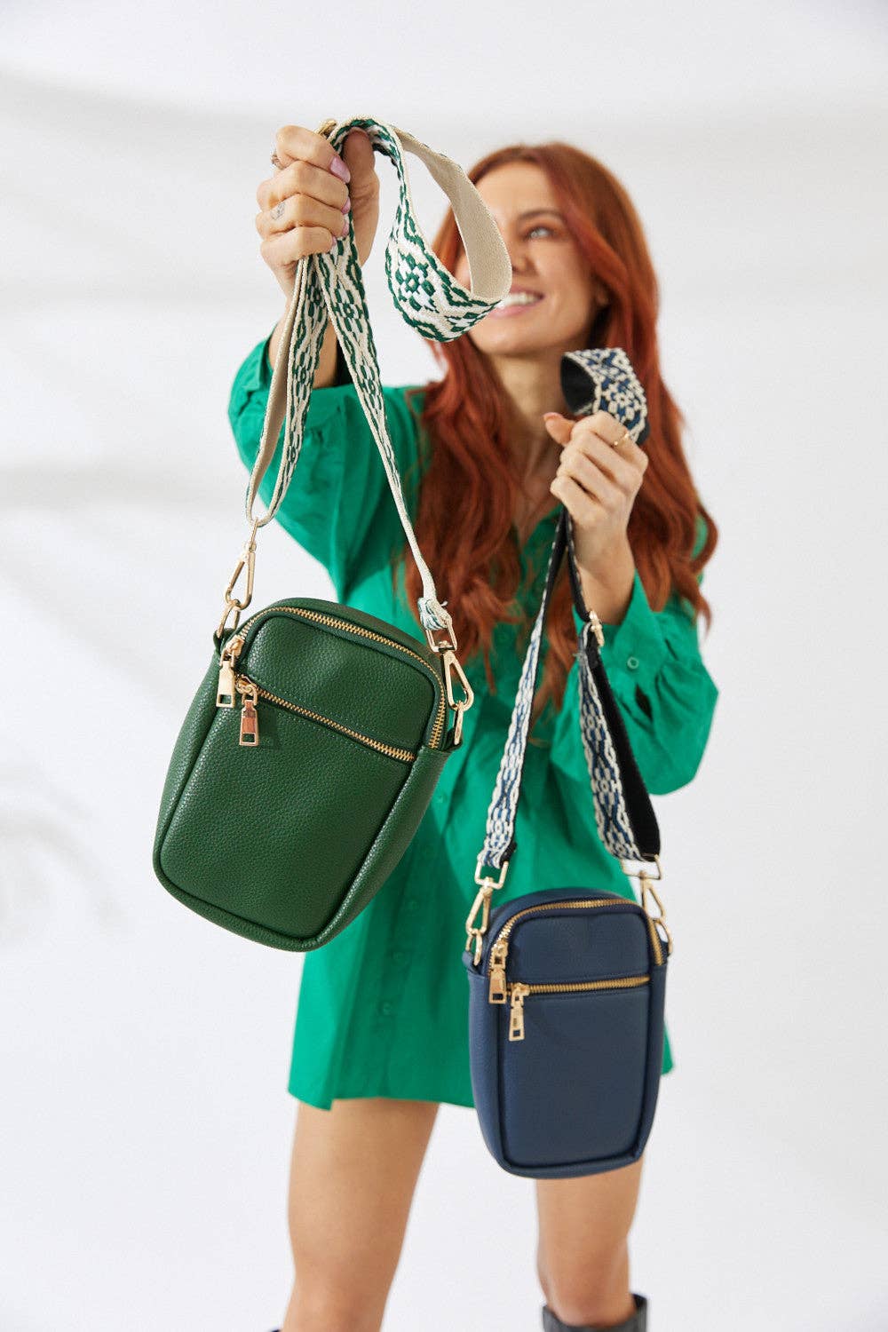 Palm Springs Phone Bag - Jungle Green