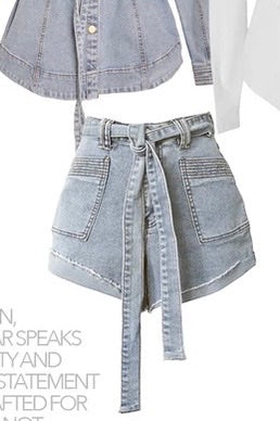 Cowgirl Blues Denim Shorts