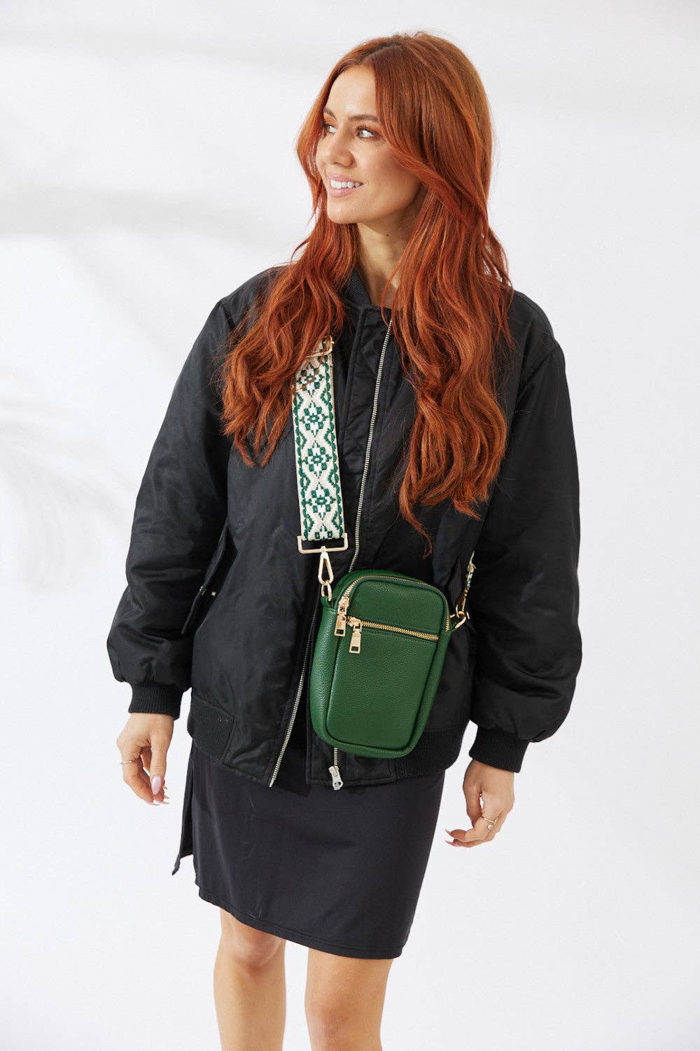 Palm Springs Phone Bag - Jungle Green