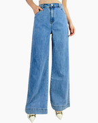The Marlow Wide Leg Jean  - Light Medium Wash