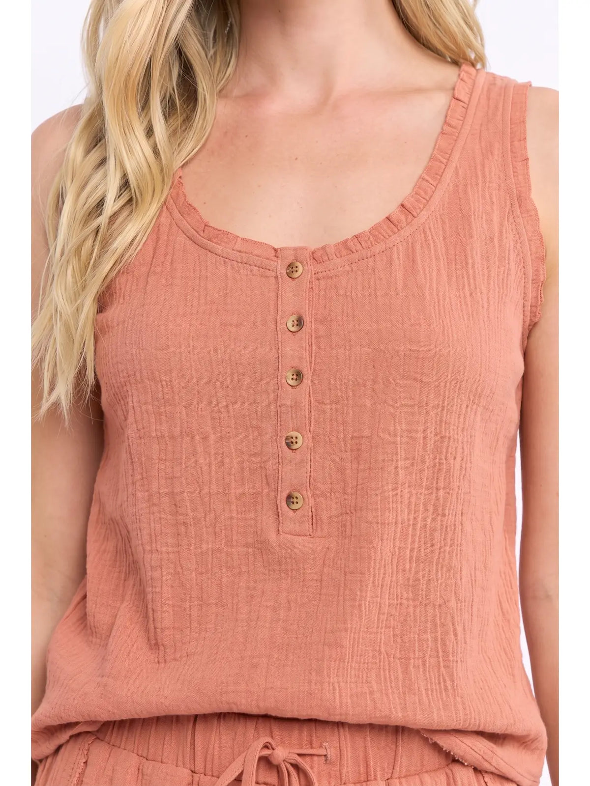 The Sadie Tank - Terracotta