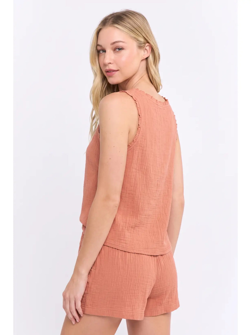 The Sadie Tank - Terracotta