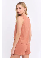 The Sadie Tank - Terracotta