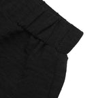 Black Contrast Trim Shorts