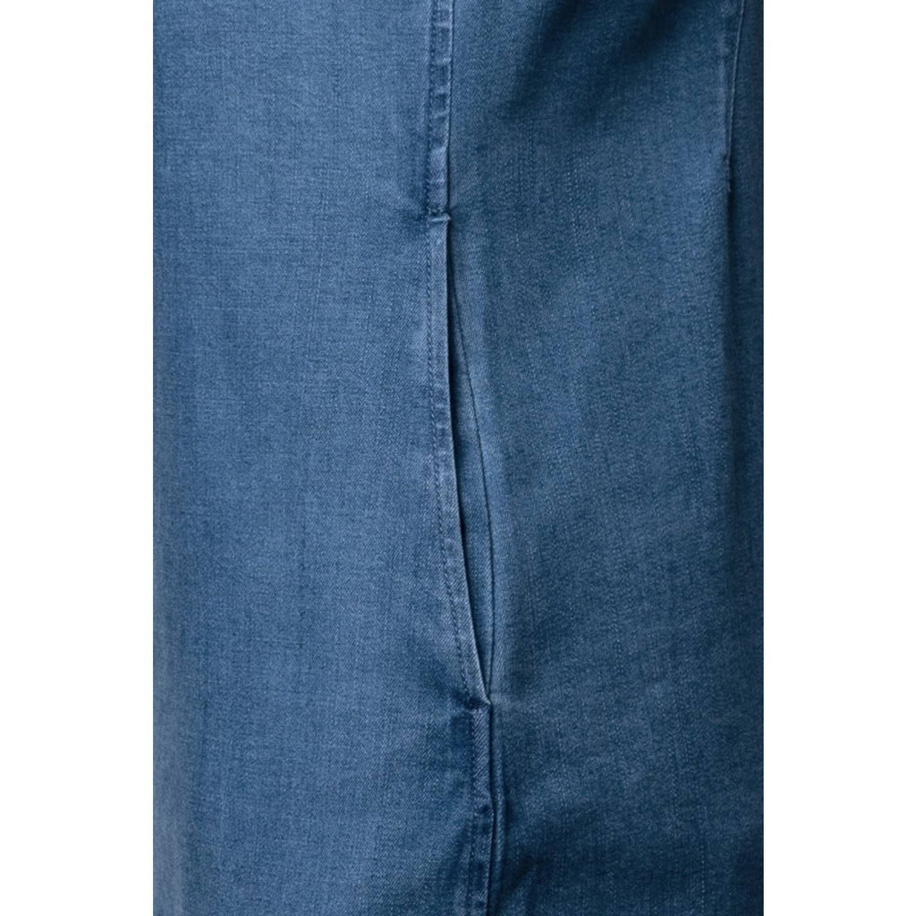 Evie Denim Mini Shift Dress