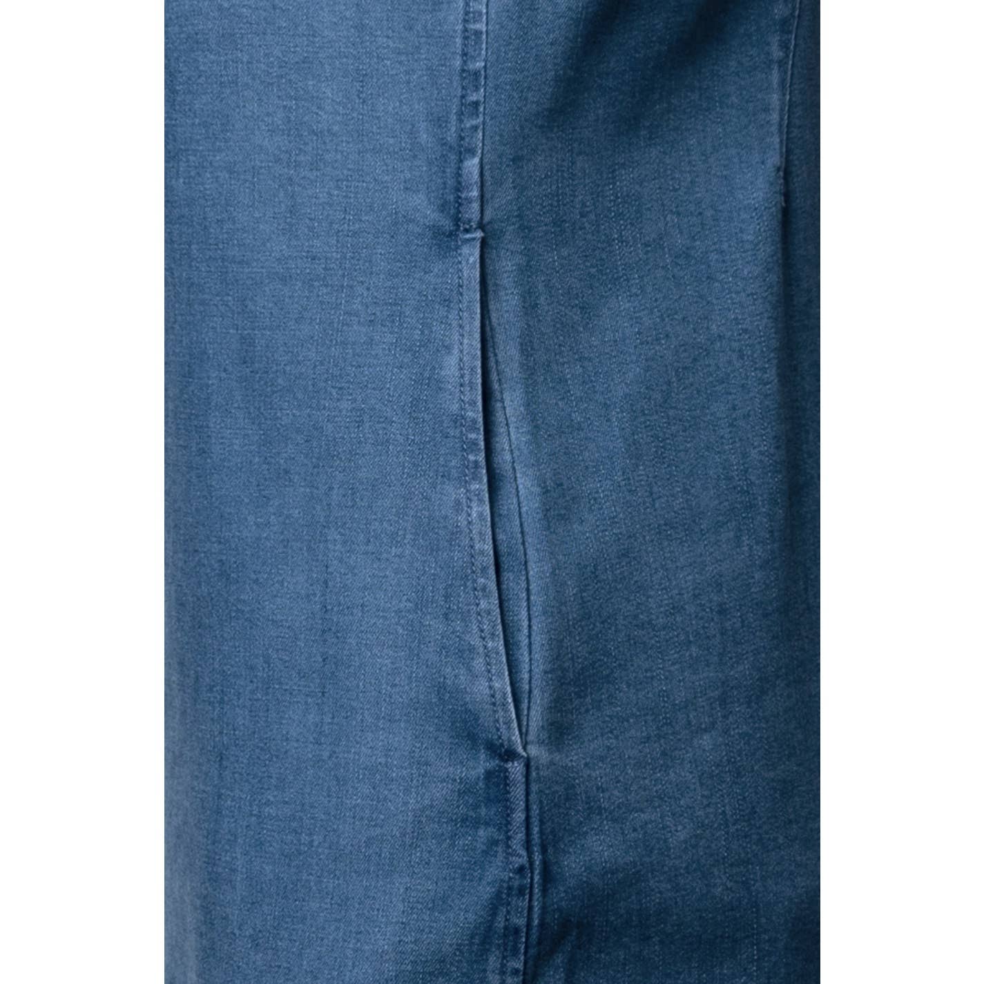 Evie Denim Mini Shift Dress