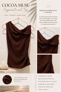 Cocoa Muse Asymmetrical Top