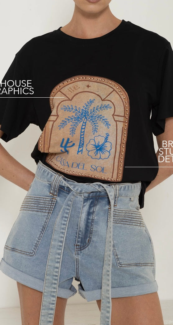 Cowgirl Blues Denim Shorts