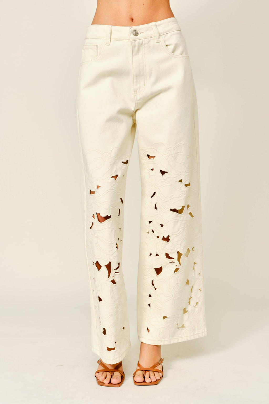 The Positano Eyelet Jeans