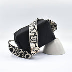 Diamond Stitch Crossbody Bag - BLACK