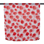 Poppy Scarf - White/Red