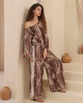 The Sienna Leopard Wildflower Long Sleeve Top