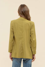 The Shoreline Blazer - 3/4 CUFF SLEEVE COLLARED BLAZER