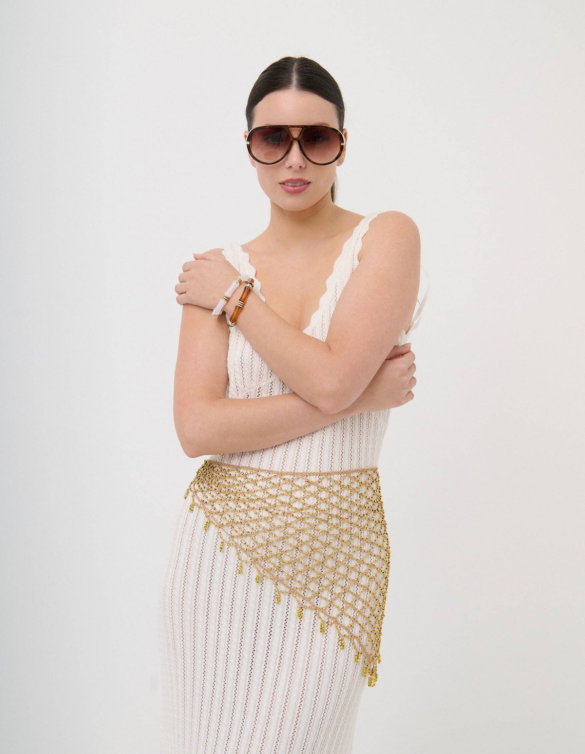 Dune Shimmering Waist & Hair Tie