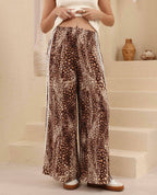 The Sienna Leopard Wildflower Flowy Pants