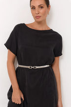 Slinky Metal Event Waist Belt - Silver