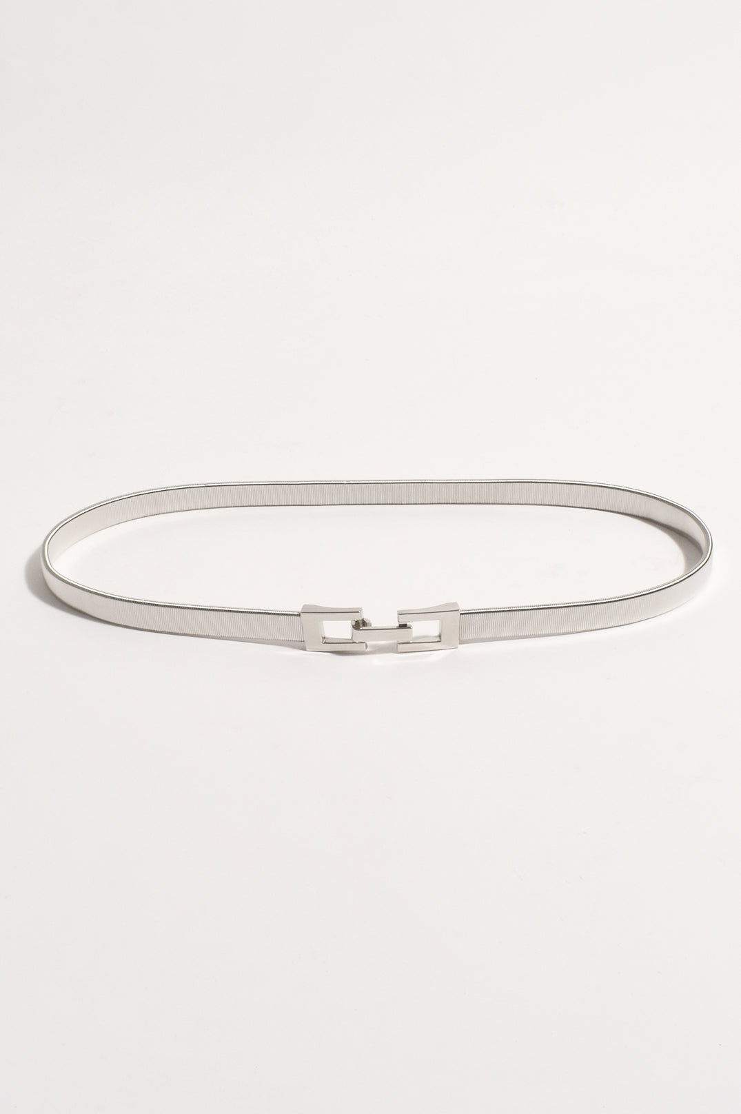 Slinky Metal Event Waist Belt - Silver