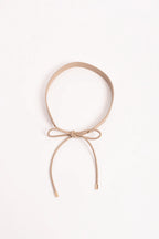 Tie Front Wide Back Belt - 2 colours