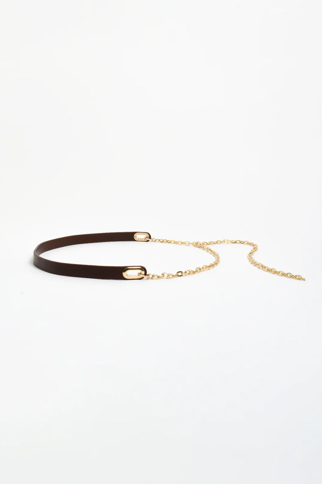 Panel and Chain Adjustable Belt - White or Chocolate