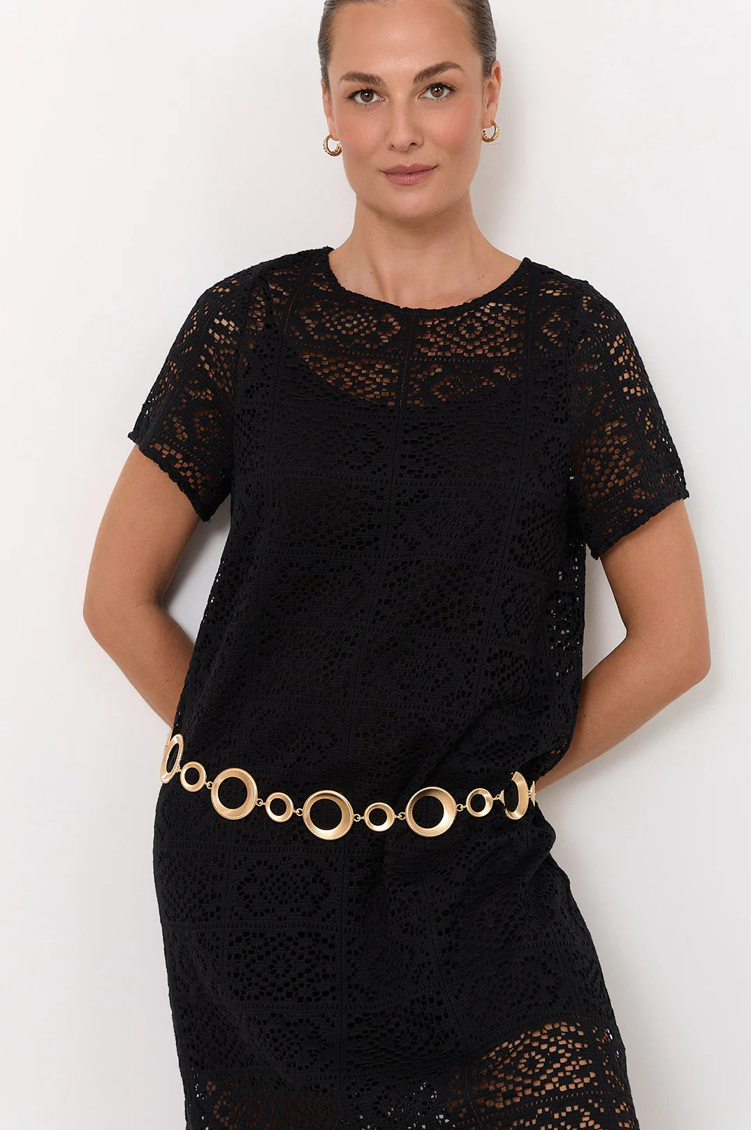 Ring Chain Belt - Gold