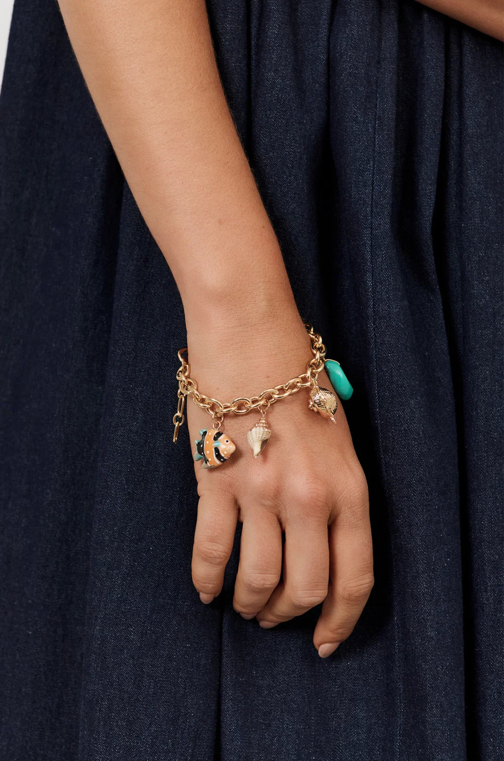 Metal Mix Ocean Charms Bracelet