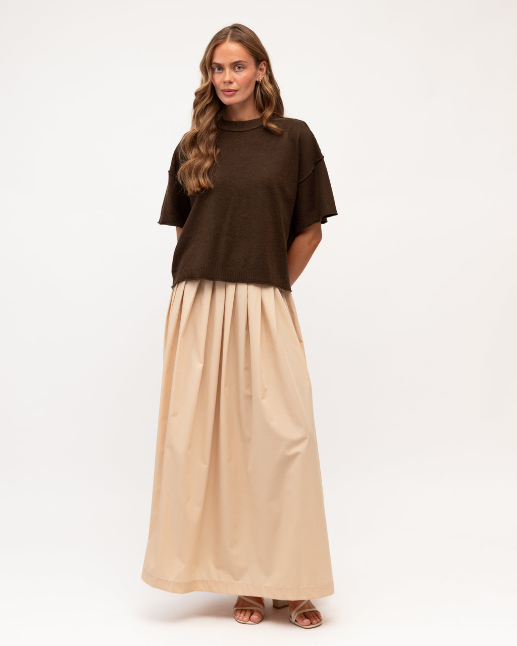 The Luna Knit Tee by Ebby & I - available in 3 colours