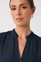 Diamente Set Curved Front Earrings - GOLD or SILVER