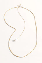 Layered Drop Pearl Necklace