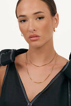 Layered Drop Pearl Necklace
