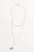 Freshwater Pearl Drop Layer Necklace