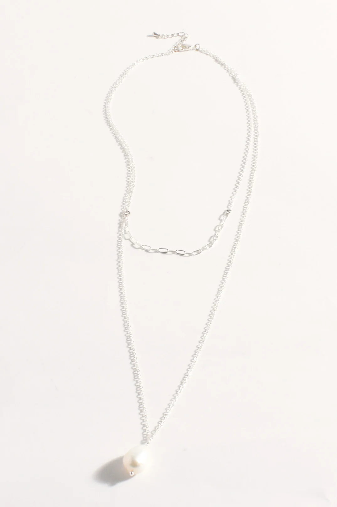 Freshwater Pearl Drop Layer Necklace