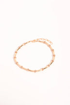 Diamante Wheel Collar Necklace - Gold