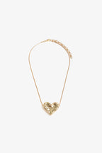 Fine Heart Necklace - Gold